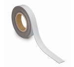 Bande magnétique MAUL 10mx30mmx1mm effaçable blanc