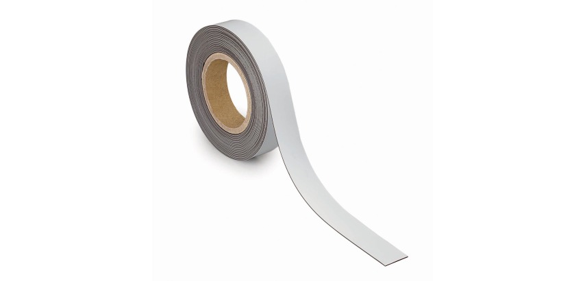 MAUL Magnetic Tape 10mx30mmx1mm erasable white
