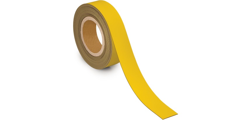 Maul Magnetic Marking Tape 10m x 40mm, yellow