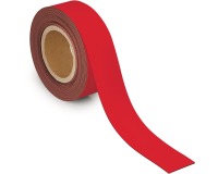 Maul Bande de marquage magnétique 10mtx50mm, rouge