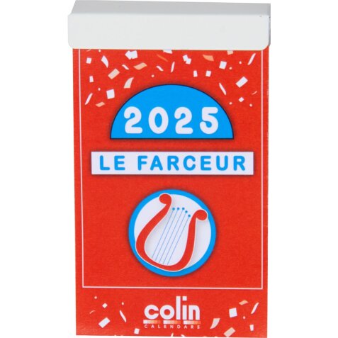 Bloc éphéméride Le Farceur François Pirette 2025