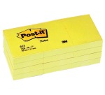 Post-it Notes, ft 38 x 51 mm, geel, blok van 100 vel