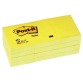 Post-it Notes, ft 38 x 51 mm, jaune, bloc de 100 feuilles