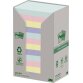 Post-it recycled notes Nature, 100 feuilles, ft 38 x 51 mm, paquet de 24 blocs, couleurs assorties