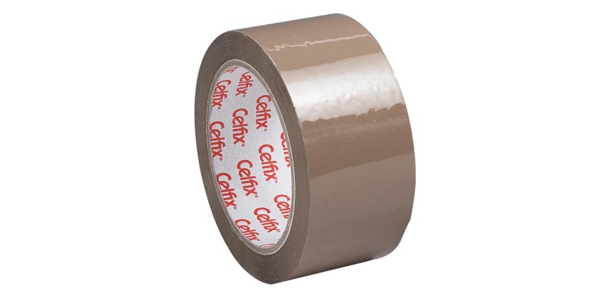 Celfix ruban adhésif d'emballage, ft 50 mm x 66 m, PP, brun
