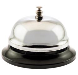 Sonette de réception, en acier, diamètre 85 mm
