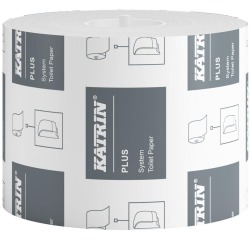 Toiletpapier Katrin Plus systeemrol 2-laags 96m wit 66940