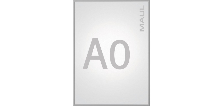 MAUL Cadre à clapets Standard, liste 25mm, A0, aluminium