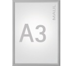 MAUL Cadre à clapets Standard, liste 25mm, A3, aluminium