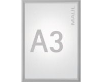 MAUL Cadre à clapets Standard, liste 25mm, A3, aluminium