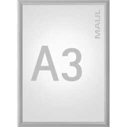 MAUL Cadre à clapets Standard, liste 25mm, A3, aluminium