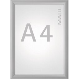 MAUL Cadre à clapets Standard, liste 25mm, A4, aluminium