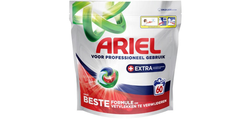 Ariel Professional Formula All-in-1 Extra wascapsules,  pak van 60 stuks