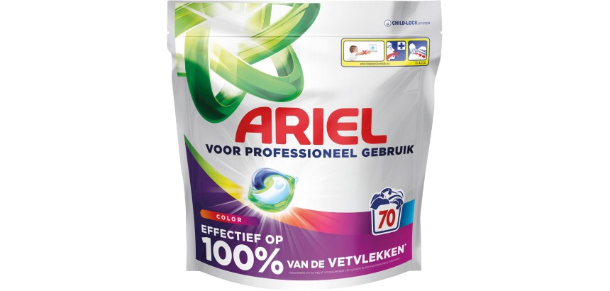 Ariel Professional Formula All-in-1 Color capsules,  paquet de 70 pièces