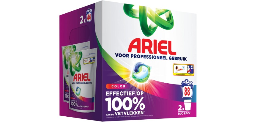 Ariel Professional Formula All-in-1 Colour Protect capsules,  paquet de 44 pièces