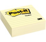 Post-it Notes, 101 x 101 mm, yellow, lined, pad of 300 sheets