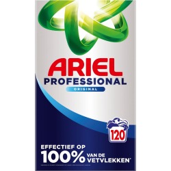 Ariel Professional Regular lessive en poudre, boîte de 6,6 kg, 120 doses