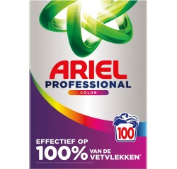 Ariel Professional Color lessive en poudre, boîte de 5,5 kg, 100 doses