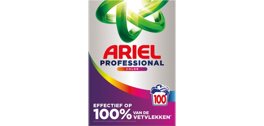 Ariel Professional Color lessive en poudre, boîte de 5,5 kg, 100 doses