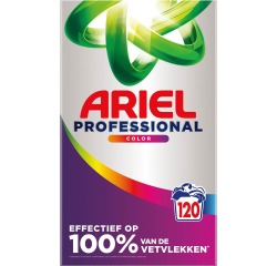 Ariel Professional Color lessive en poudre, boîte de 6,6 kg, 120 doses