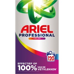 Ariel Professional Color lessive en poudre, boîte de 6,6 kg, 120 doses