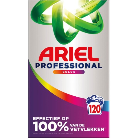 Ariel Professional Color lessive en poudre, boîte de 6,6 kg, 120 doses