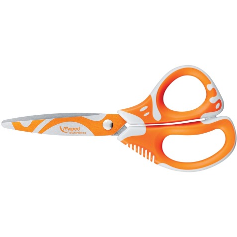 Maped ciseaux Zenoa fit, 13 cm, anneaux asymétriques, blister