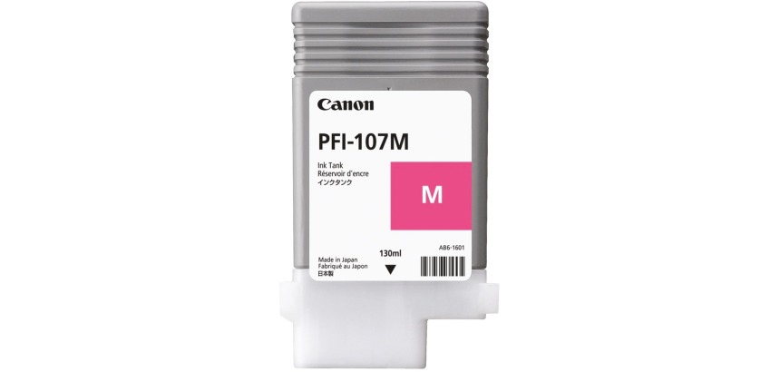 Canon inktcartridge PFI-107, 130 ml, OEM 6707B001, magenta