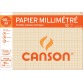 Canson papier millimétré, paquet de 12 feuilles