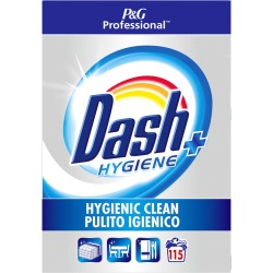 Dash Professional Hygène Plus lessive en poudre, boîte de 5,75 kg, 115 doses