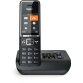 Gigaset Comfort 550A téléphone DECT sans fil avec répondeur intégré, noir
