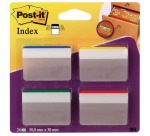 Post-it bookmarks 686 38x50.8mm strong curved assorted 24 pieces