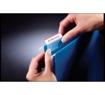 Post-it Index Strong, ft 25,4 x 38 mm, wit met gekleurde rand, 3 kleuren, 22 tabs per kleur