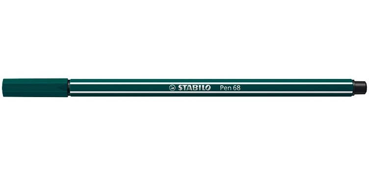 STABILO Pen 68/53 Filzstift Medium türkisgrün