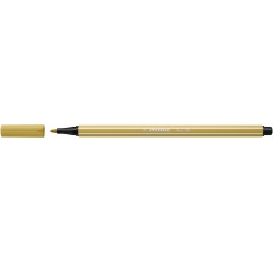 STABILO Pen 68/66 Medium Felt Tip Khaki Green