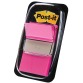 Post-it Index standard, ft 25,4 x 43,2 mm, dévidoir avec 50 cavaliers, rose