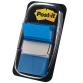 Post-it index standaard, ft 24,4 x 43,2 mm, houder met 50 tabs, blauw