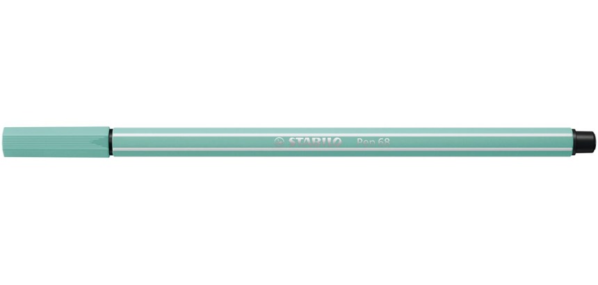 STABILO Pen 68 felt-tip, eucalyptus (eucalyptus blue)