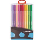 STABILO Pen 68, ColorParade, blau-graue Box, 20 Stück in verschiedenen Farben