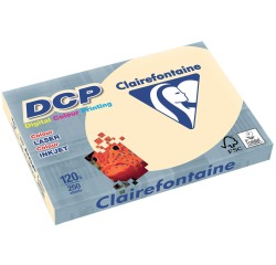 Clairefontaine DCP papier de présentation A4, 120 g, ivoire, paquet de 250 feuilles