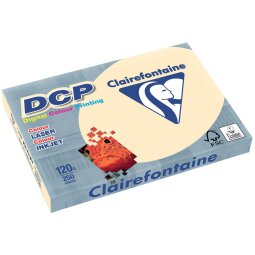 Clairefontaine DCP presentatiepapier A4, 120 g, ivoor, pak van 250 vel