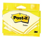 Post-it Notes, 100 vel, ft 76 x 127 mm, geel, op blister
