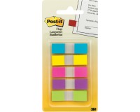 Marque-pages Post-it 6835 11,9x43,1mm 3+2 gratuits assorti 100 pièces