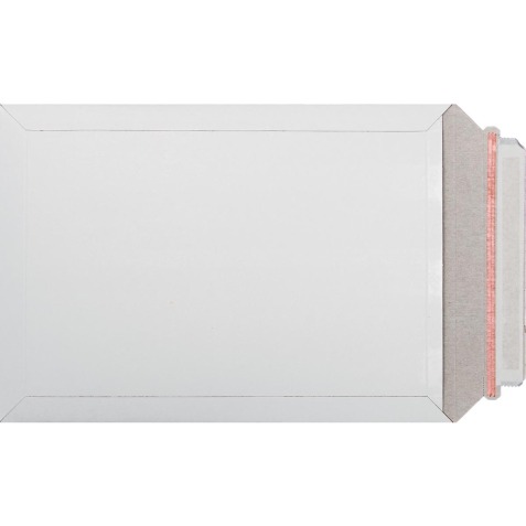 Bong pochette en carton plat, ft 229 x 324 mm, fermeture bande auto-adhésive, boîte de 100 pièces