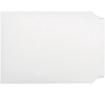 Bong Kartonflachbeutel, Format 250 x 353 mm, selbstklebender Verschlussstreifen, Box mit 100 Stück
