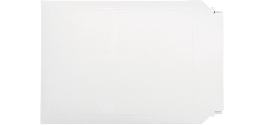 Bong Kartonflachbeutel, Format 250 x 353 mm, selbstklebender Verschlussstreifen, Box mit 100 Stück