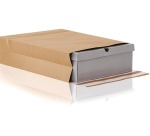 e-Green pochette à fond plat, ft 350 x 450 x 120 + 100 mm, boîte de 200 pièces
