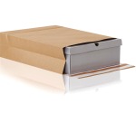 e-Green enveloppen met blokbodem, ft 350 x 450 x 80 + 100 mm, doos van 200 stuks