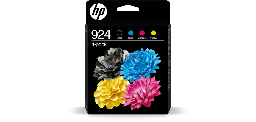 HP 924 Pack cartouche 4 couleurs pour imprimante jet d'encre