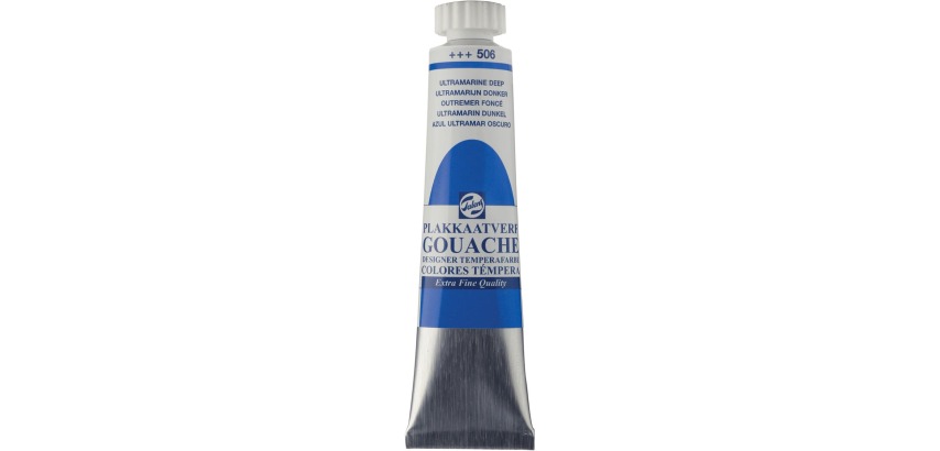 Talens Gouache Extra Fein Tube 20 ml, Dunkelultramarin